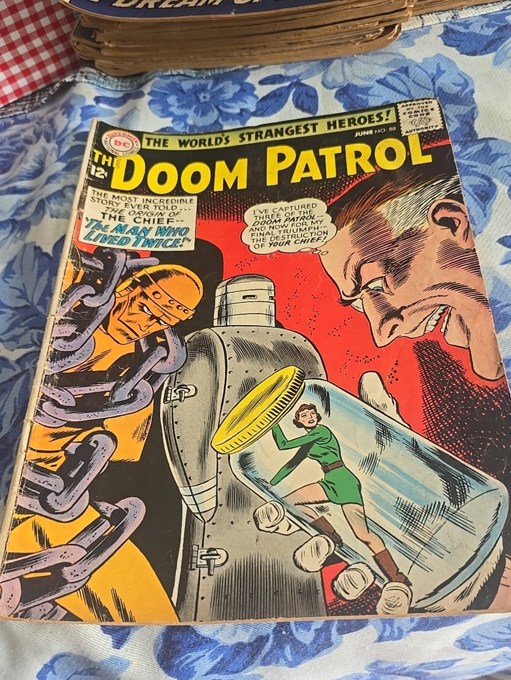 Doom Patrol 84 DC Comics 1964 Origin of Chief
